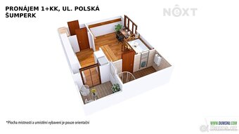 Pronájem byt 1+kk, 34㎡ - 13