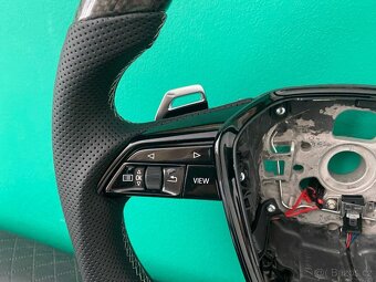 AUDI VOLANT KARBONOVY A6 A7 C8 Q8 S8 SQ8 E-TRON - 13