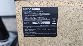 Reprosestava Panasonic - 4 repro + subwoofer - 13