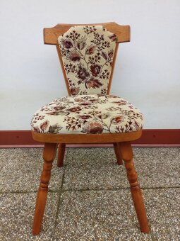 Jídelní set, rustikální nábytek, lavice, židle, stůl - 13