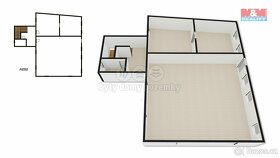 Prodej nájemního domu, 110 m², Kmetiněves - 13
