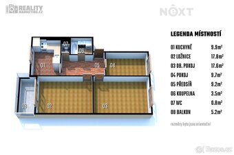 Prodej byt 3+1, 71㎡ - 13