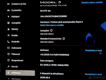 Tesla Model 3 Standard Range Plus 239 kW SOH 94,0% (ODPOČET - 13