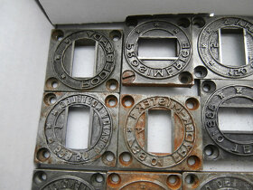 Prodám starší česká  poštovní razítka - torza kus za 300 kč - 13