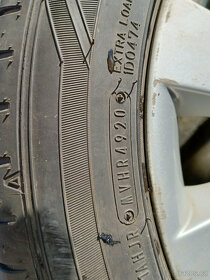 Prodám sadu ALU kol BMW 5x120, 7,5Jx17, ET20, 225/50R17 - 13