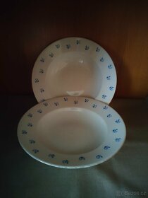 Talíře hluboké, mělké, dezertní, retro .... - 13