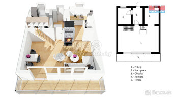 Prodej chaty, 43 m², pozemek 399 m², Županovice - 13