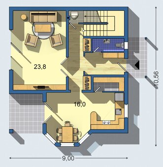 Prodej domu 4+1 Dlouhý Újezd pozemek 1099m2 - 13