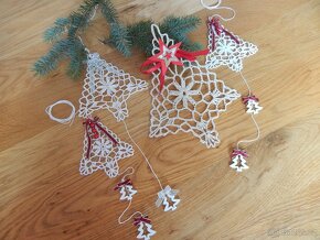 Háčkované vánoční ozdoby - 13