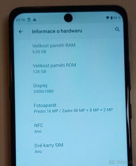 Prodám Motorola Moto G 5G 6GB/128GB, Stav A - 13