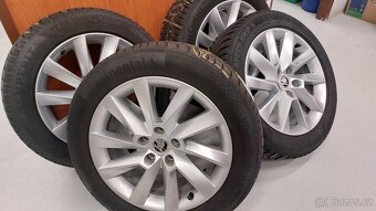 Alu kola 5x112 r17 originál Škoda Superb III  Stratos - 13