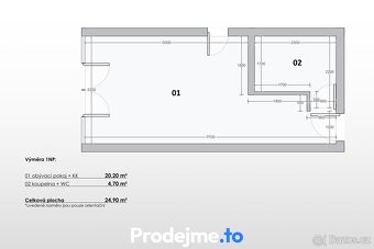 Prodej Loftu 1+kk, 34 m2 - Dobšice, ev.č. 100155 - 13