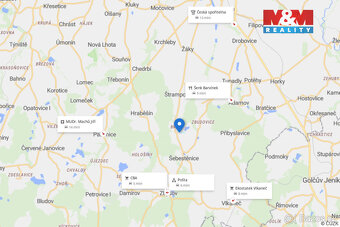 Prodej pole, 11369 m², Zbýšov - 13