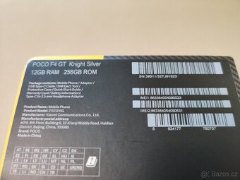 Xiaomi Poco F4 GT..  12gb+4gb/256gb..  Strieborná metalíza. - 13