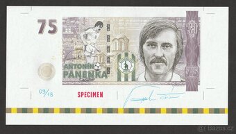 5ks Antonín Panenka 75 - bankovní arch - 13