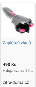 Twist zapletac copanku vlasů a nový na copánky a - 13