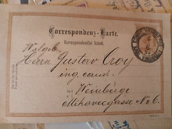 3 díl☺️mix různých dokumentů pohlednic a známek - 13