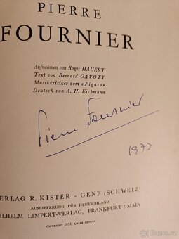 Pierre Fournier Die Grossen Interpreten - autogram, podpis - 13