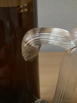 Nový velký ojedinělý džbán z hutního skla - 1 250 ml - 13