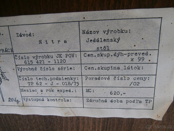 Stůl kulatý RETRO skládací za 500 kč - 13