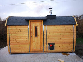 Sauna Marivox, venkovní finská sauna, barelová sauna - 13