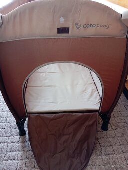 Dětská cestovní postýlka + matrace pěnová 6cm - 13