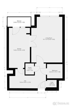 Pronájem bytu 1+1, Podjavorinské, Chodov, 15500 Kč/měs, 40 m - 13