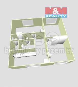 Pronájem bytu 3+1, 68 m², Příbram, ul. Milínská - 13