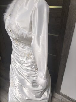 Tradiční svatební šaty 38/40/42 - 13