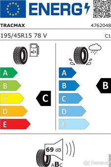 ALU kola R15x6,5J - 195/45R15 - 13