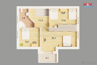 Prodej rodinného domu, 155 m², Kamenice, ul. Vnitřní - 13