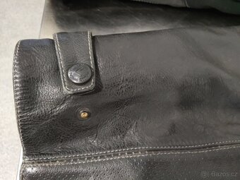 Luxusní Kožená motorkářská bunda FRANK THOMAS s chrániči. - 13