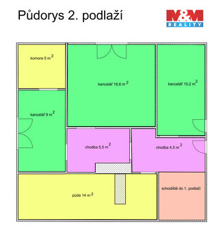 Pronájem kancelářských prostor, 130 m2, Ostrava, Bohumínská - 13