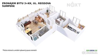 Pronájem byt 4+kk, 62㎡ - 13
