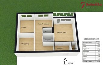 Prodej světlého bytu 3+1 s lodžií, ev.č. 00550 - 13