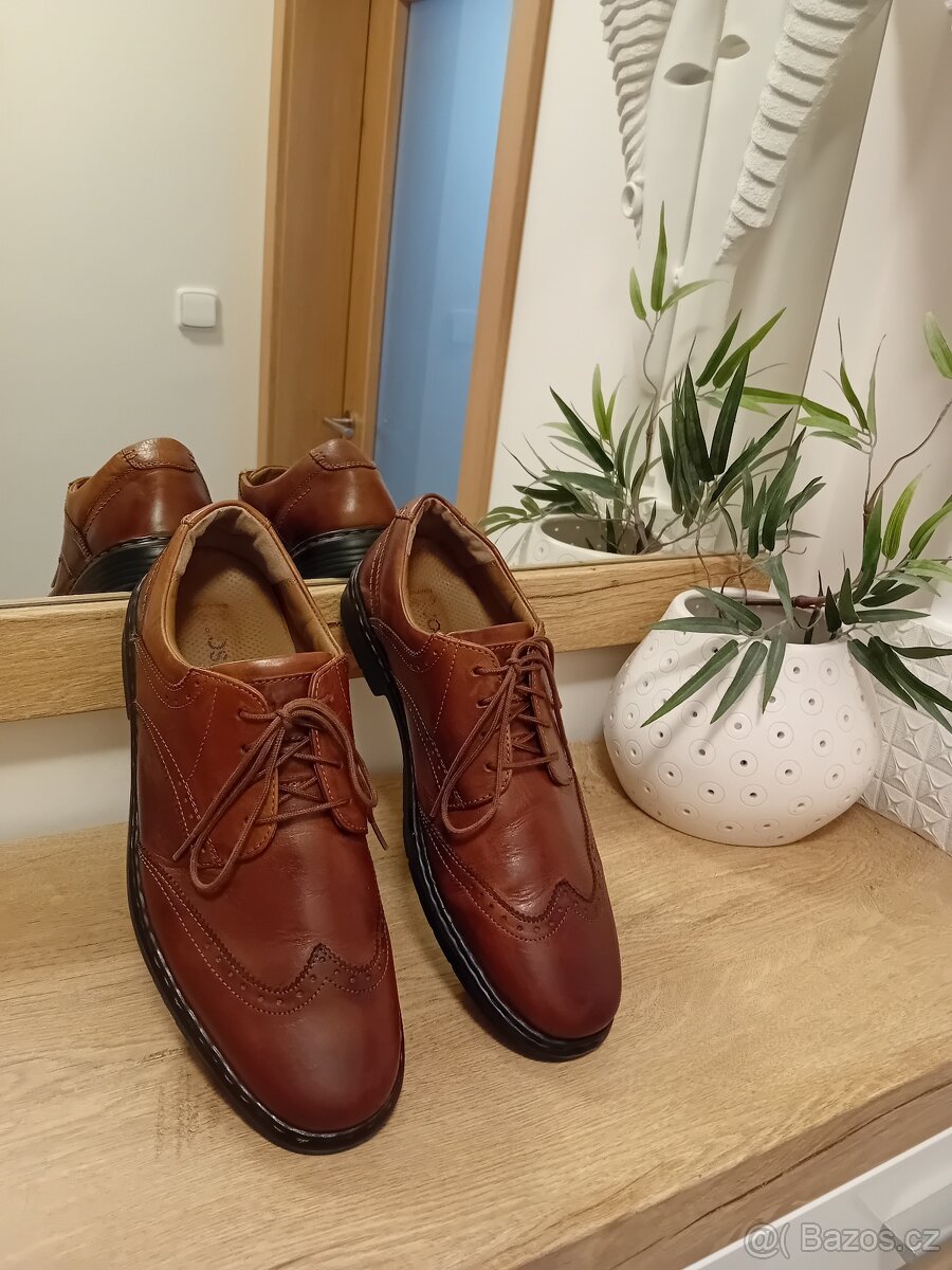 Josef Seibel pánské polobotky vel. 45/46 kožené - 14