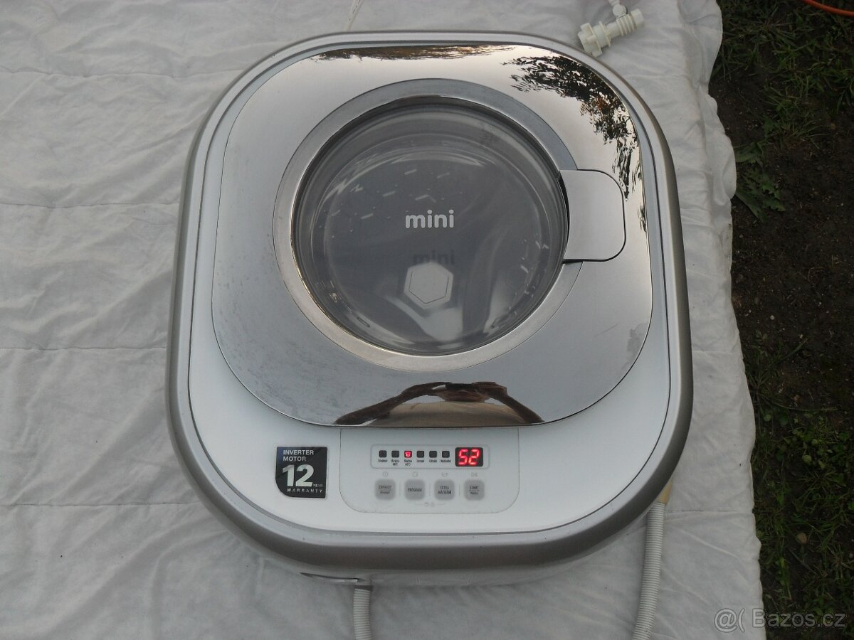 DAEWOO MINI NÁSTĚNNÁ PRAČKA NA 3KG,tř.A++,O-700,LCD,CZ POPIS - 14
