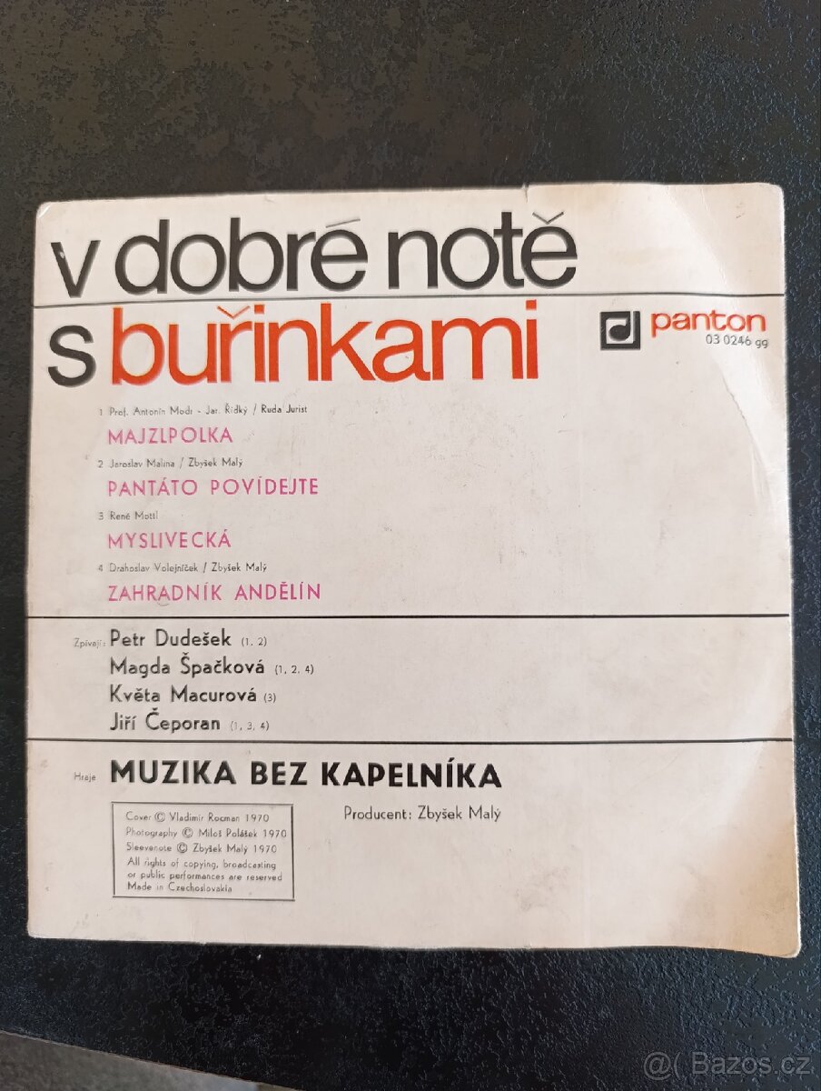 Gramodesky různé, Gott, Simonová, šmoulové - 14