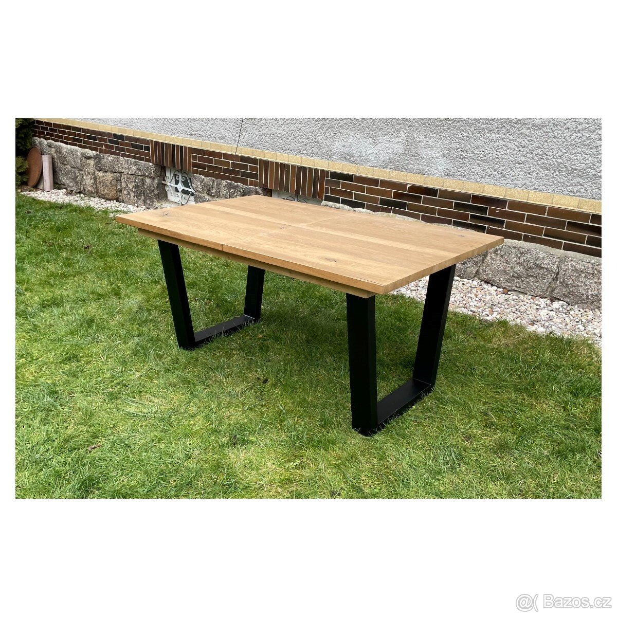 Masivní rozkládací jídelní stůl - Livingstone 160 cm - 14