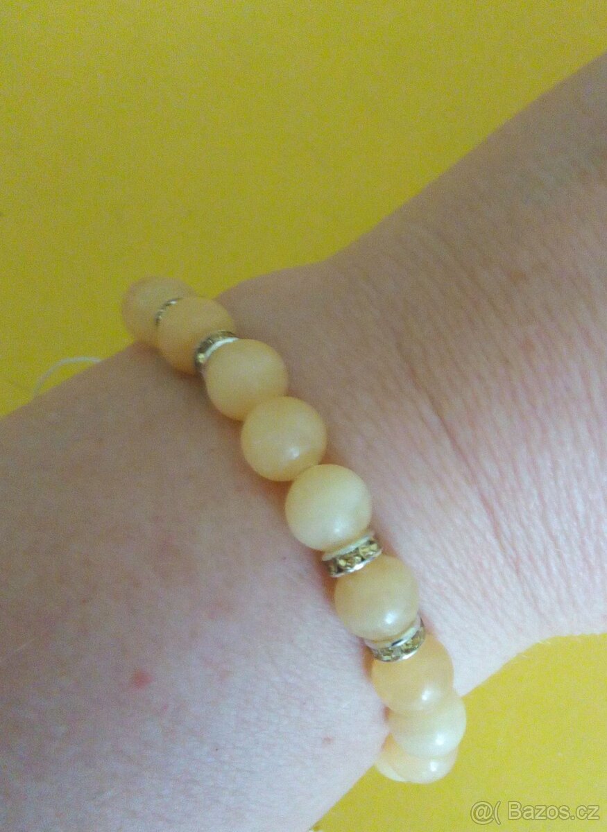 Náramek z minerálů 2 - 14