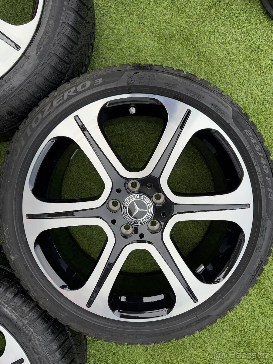 Originál alu kola Mercedes E-class 5x112 R19 zimní ZÁNOVNÍ - 14