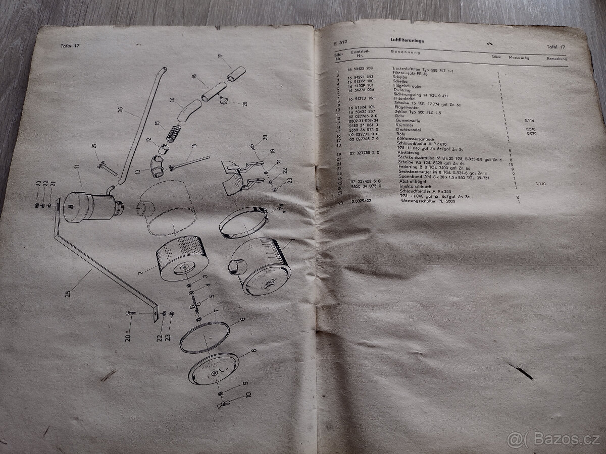 ZETOR CRYSTAL, KOMBAJN E 512,KATALOGY ND - 14