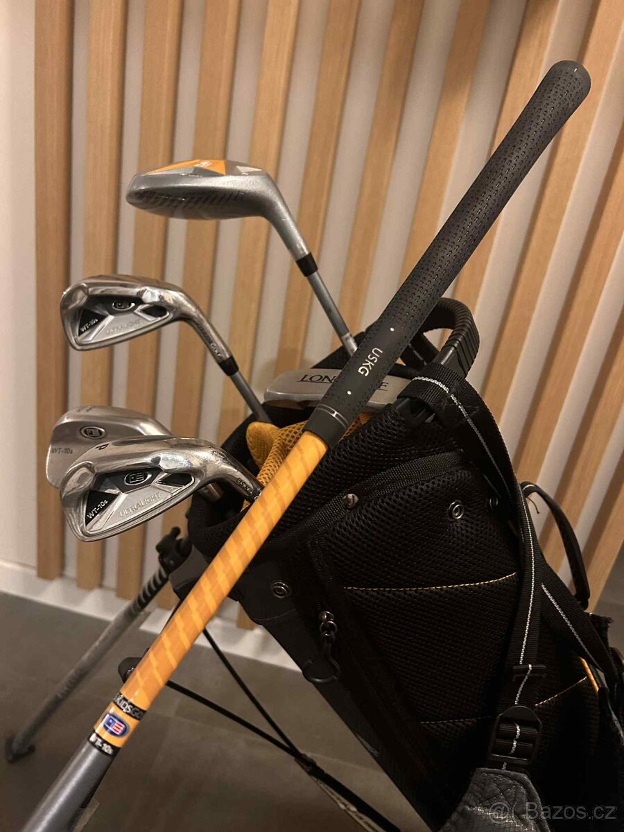 Prodám golfový set US Kids Golf, 63", 157 až 169cm - 14