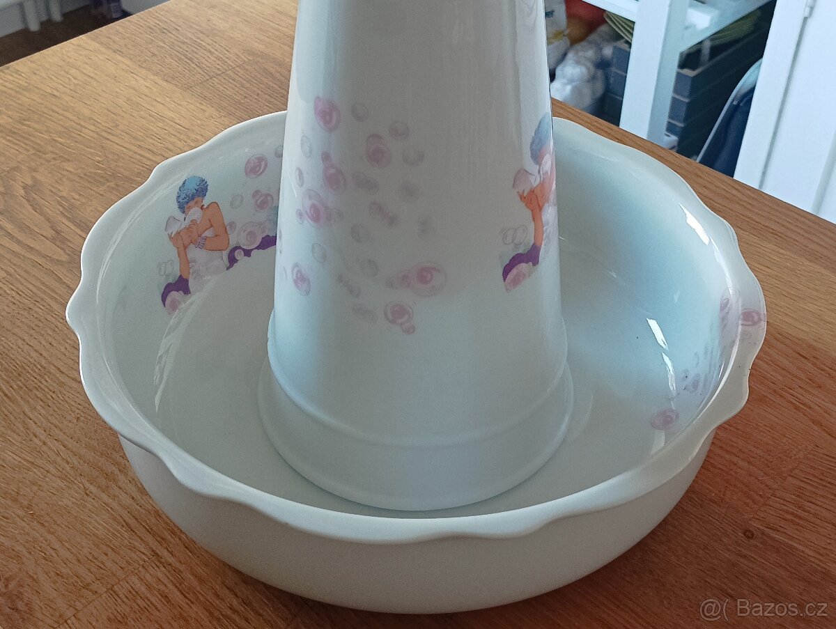 PORCELÁNOVÁ MYCÍ SOUPRAVA FRANCIE - 14