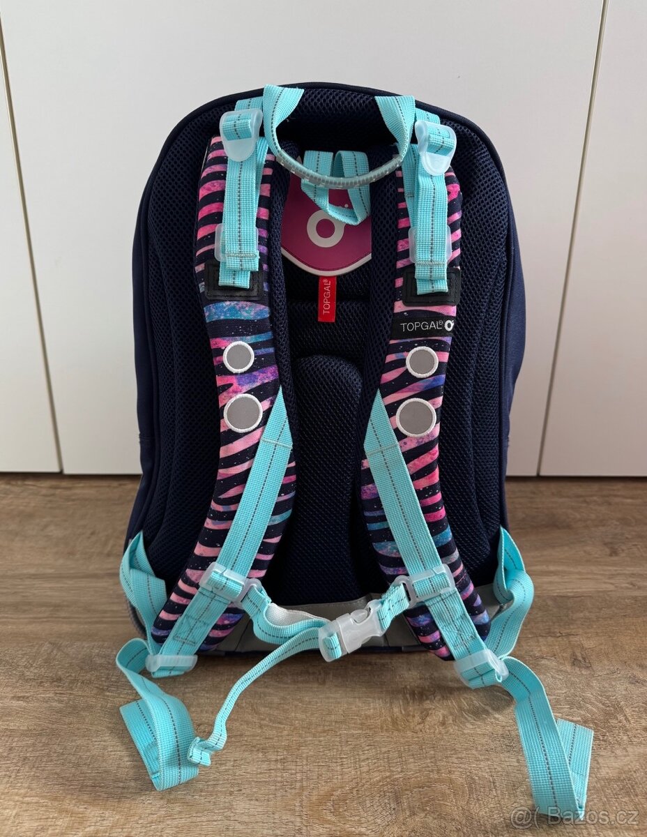 Školní batoh, aktovka Topgal, zebra Kimi - 14