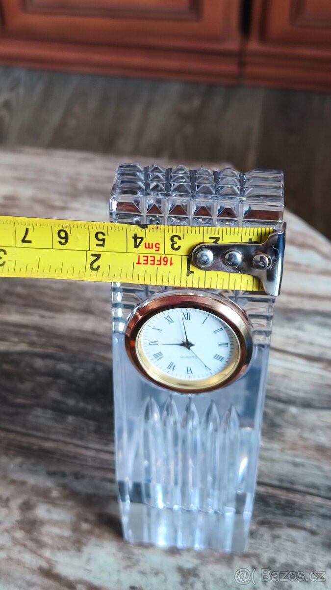 Stolní křišťálové hodinky. - 14