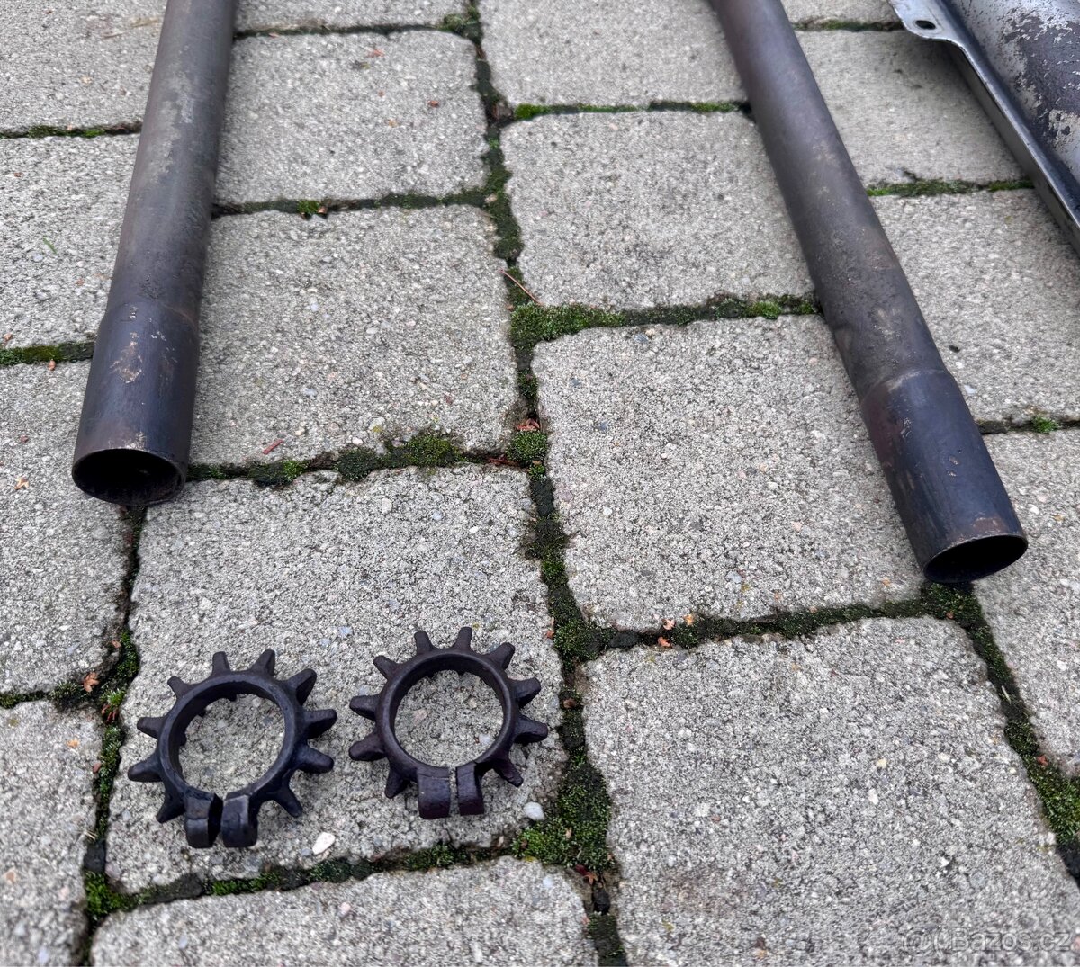 Jawa ČZ malá kývačka i půlbuben - výfuky - 14