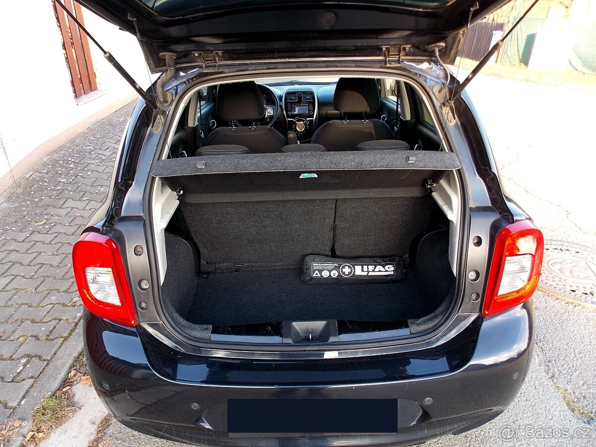 Vybavený Nissan Micra 1,2i 59kW r.v. 2017, 109tkm - 14