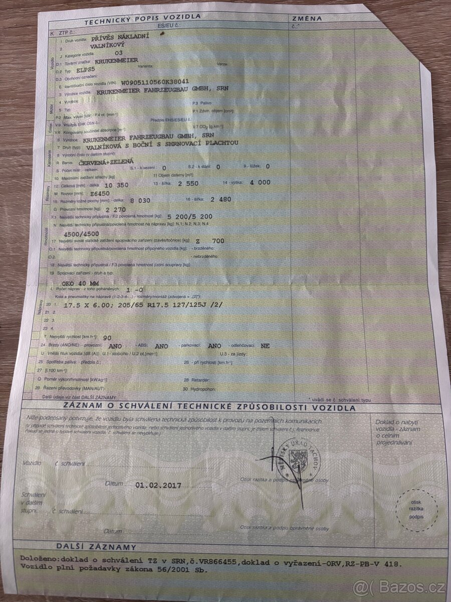 Nákladní přívěs valníkový - 14