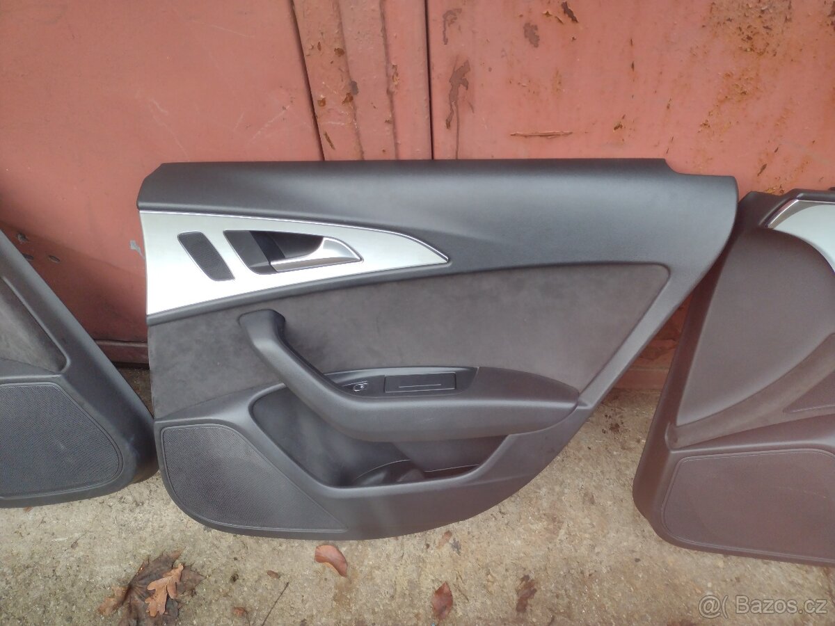 Audi A6 c7 4g alcantara sedačky S-Line a tapecirunky - 14
